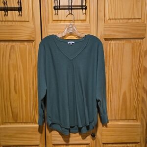 Milano Teal Knit Top